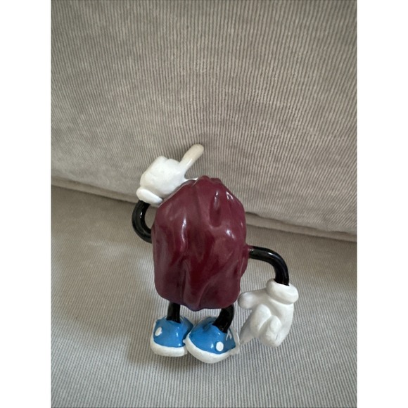 Vintage California Raisins CALRAB Original Justin x Grape Dancing Figure 1987 - Picture 2 of 2